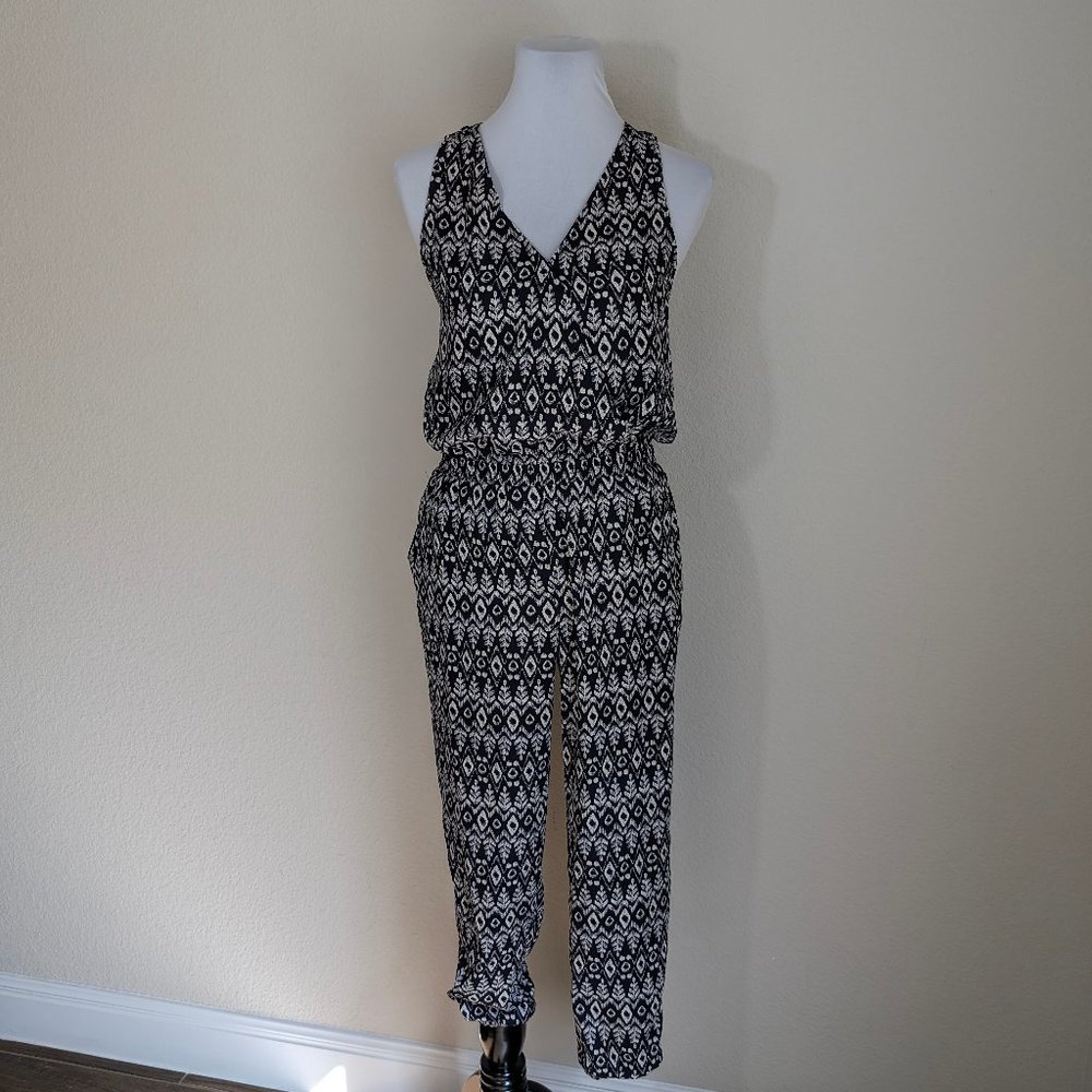Loft (PETITES) Geometric Pattern Jumpsuit - Picture 2 of 13